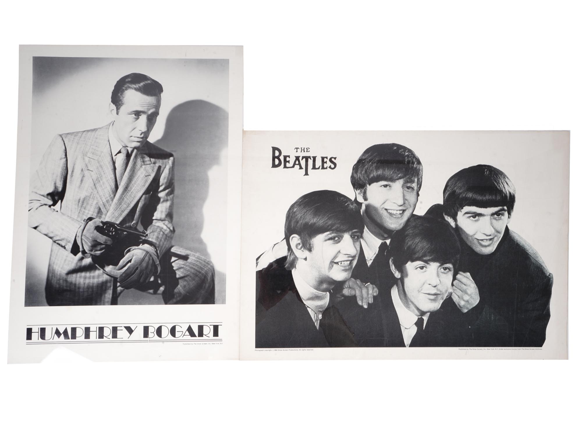 SIX SILVER SCREEN POSTERS THE BEATLES JAMES DEAN PIC-3